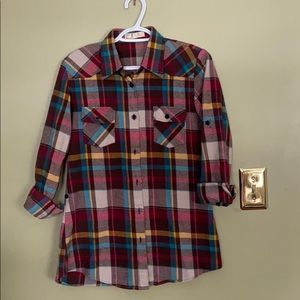 Flannel button down